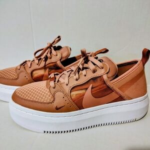 Nike Tan Sneakers with White Soles